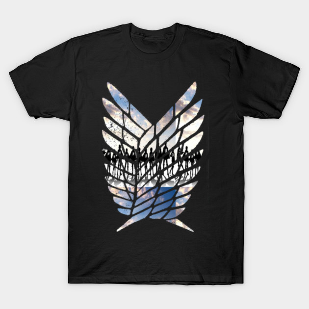 Wings of freedom - Attack On Titan - T-Shirt | TeePublic